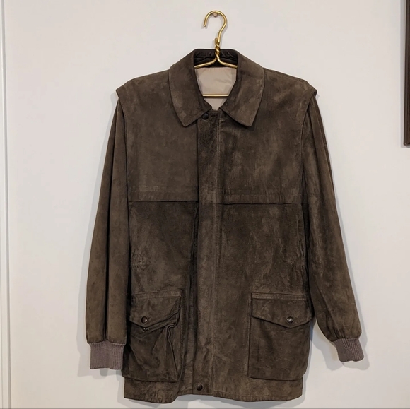 Vintage Suede leather jacket - Picture 1 of 4